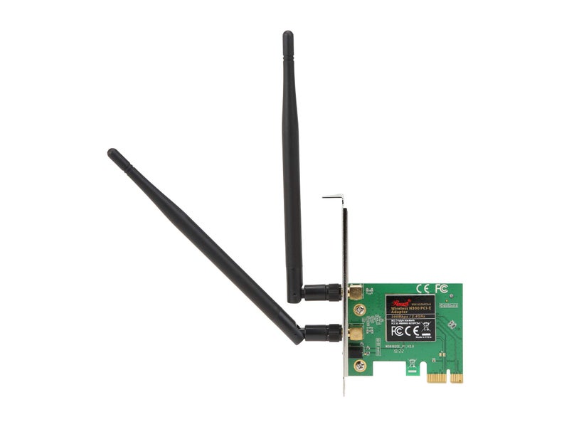 Rosewill Wireless N300 PCI-E WiFi Adapter, 300 Mbps (2.4 GHz) PCI Express Network Card for PC - Image 2